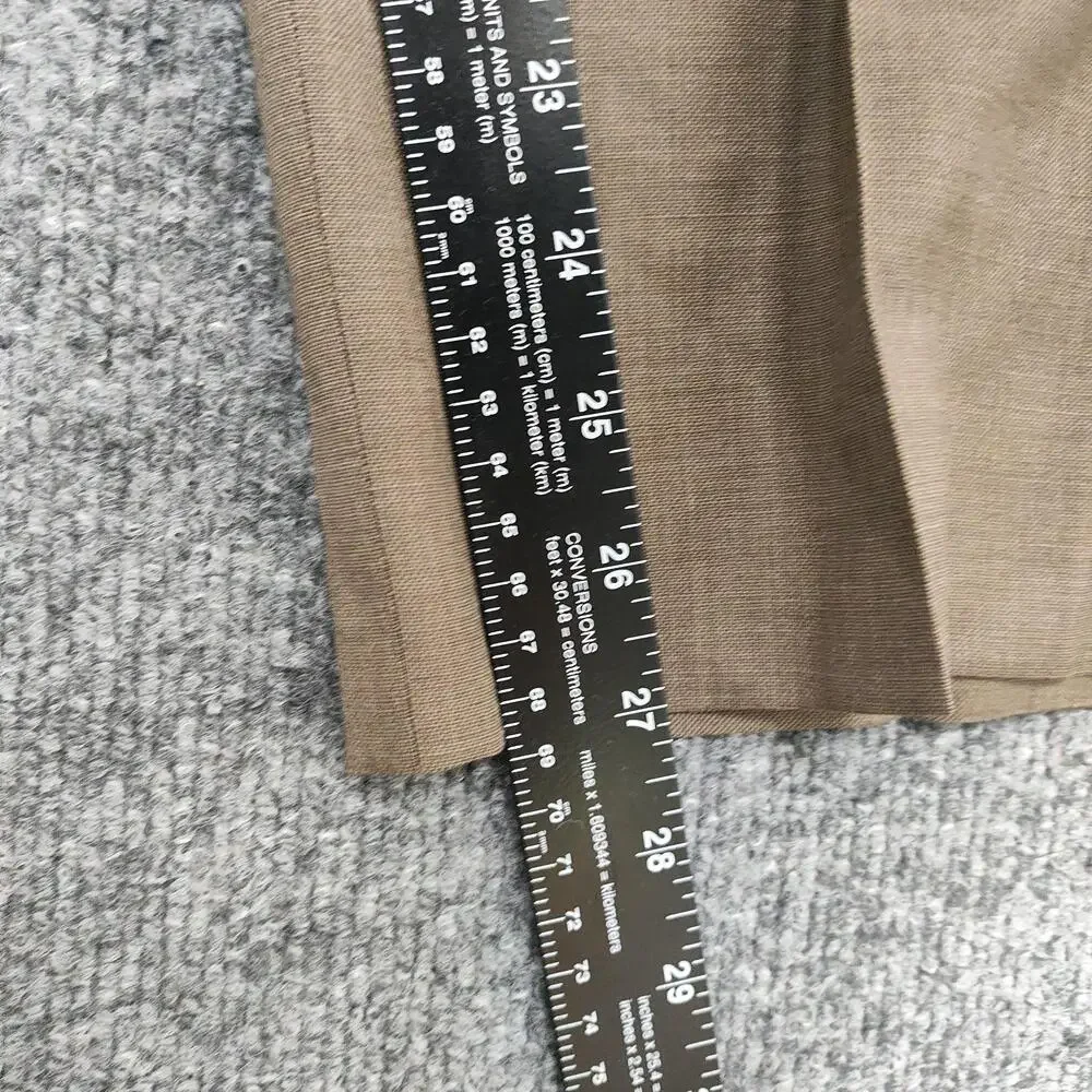 Jos. A. Bank Dress Pants Mens 35x28 Brown Wool Slim Flat Front Tapered